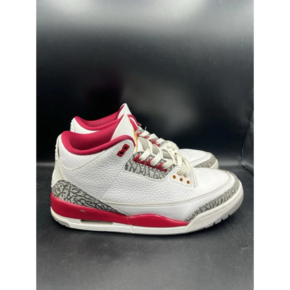 Air Jordan 3 Retro 'Cardinal Red' Men’s Size 10 (CT8532-126)